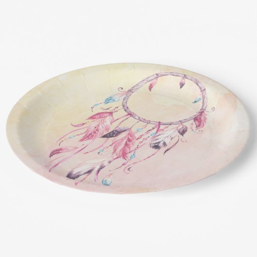 Dream Catcher Boho Paper Bord (Gekanteld)