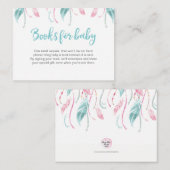 Dream Catcher Book Request Baby shower Insert Kaar Informatiekaartje (Voorkant / Achterkant)