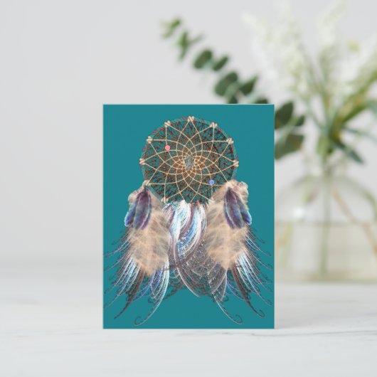 Dream catcher briefkaart (Staand voorkant)