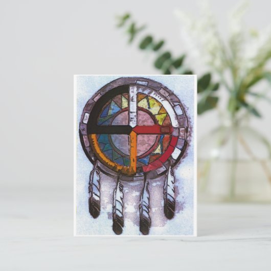 Dream catcher briefkaart (Staand voorkant)