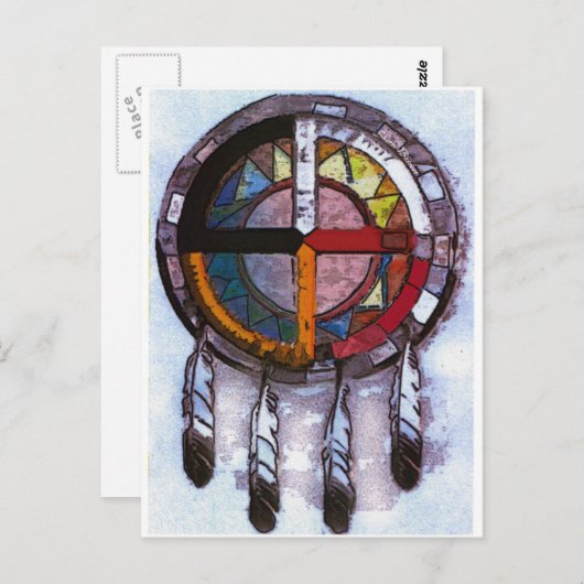 Dream catcher briefkaart (Voorkant / Achterkant)