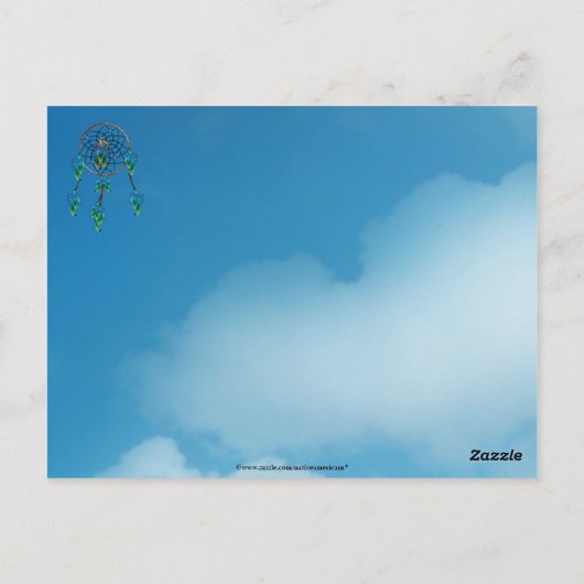 Dream Catcher Briefkaart (Achterkant)