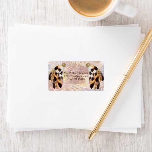 Dream catcher briefpapier etiket (Insitu)