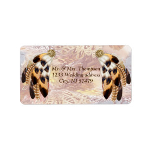 Dream catcher briefpapier etiket