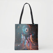 Dream Catcher Canvas tas Boho All-Over Print Desig (Voorkant)