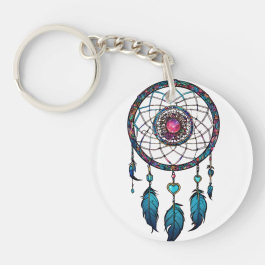 Dream Catcher Charm Sleutelhanger (Voorkant)