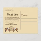 Dream Catcher dank u Aankondigingskaart (Achterkant)