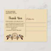 Dream Catcher dank u Aankondigingskaart (Achterkant)