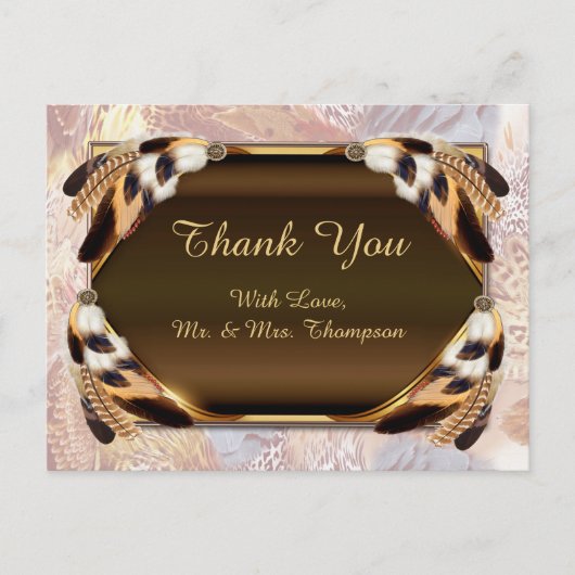 Dream Catcher dank u Aankondigingskaart (Voorkant)