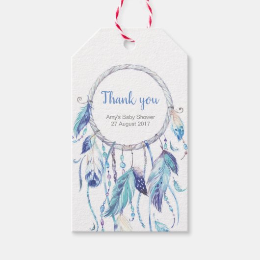 Dream Catcher Dank u labels | Favoriete labels Cadeaulabel (Voorkant)