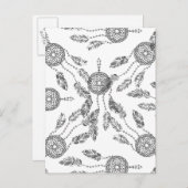 Dream Catcher Design Briefkaart (Voorkant / Achterkant)
