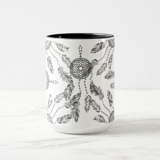 Dream Catcher Design Mok (Midden)