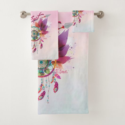 Dream Catcher en Arrow Bad Handdoek (Insitu)