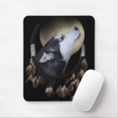 Dream catcher en blue eyed Husky Muismat (Met muis)