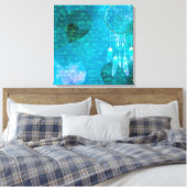 Dream Catcher en Hearts Canvas Afdruk (Insitu (Slaapkamer))