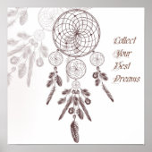 Dream Catcher en Quote Poster (Voorkant)