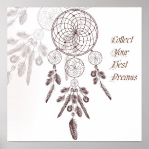 Dream Catcher en Quote Poster