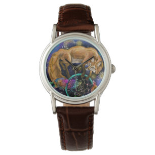 Dream Catcher Fox Horloge