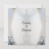 Dream Catcher Fractal Wedding Kaart (Achterkant)