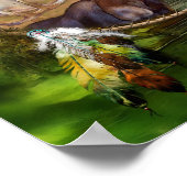 Dream Catcher - geest van het Moose Art Poster (Hoek)