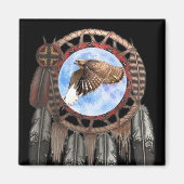 Dream Catcher Hawk Magnet (Voorkant)
