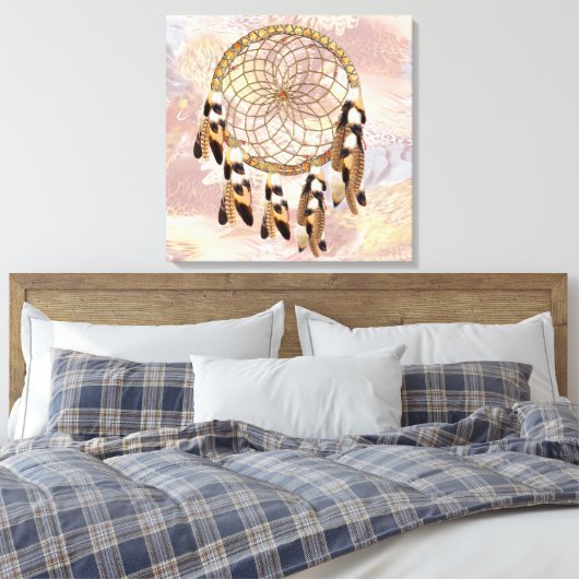 Dream Catcher Home Decor Canvas Afdruk (Insitu (Slaapkamer))