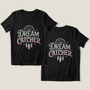 Dream Catcher iriserende holografische tekst Tri-Blend Shirt