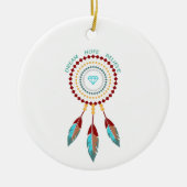 Dream catcher keramisch ornament (Voorkant)