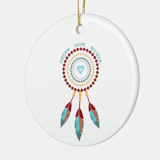 Dream catcher keramisch ornament (Links)