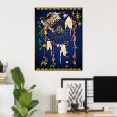 Dream Catcher-kerstPoster Poster (Thuiskantoor)