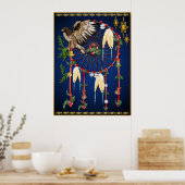 Dream Catcher-kerstPoster Poster (Keuken)