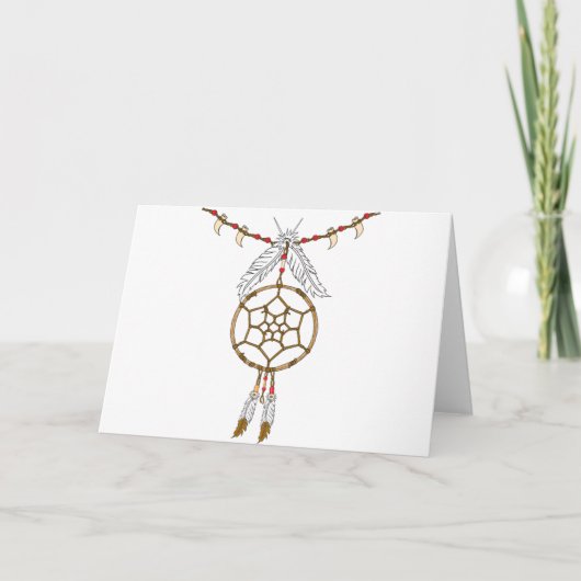 Dream Catcher Ketting Kaart (Voorkant)