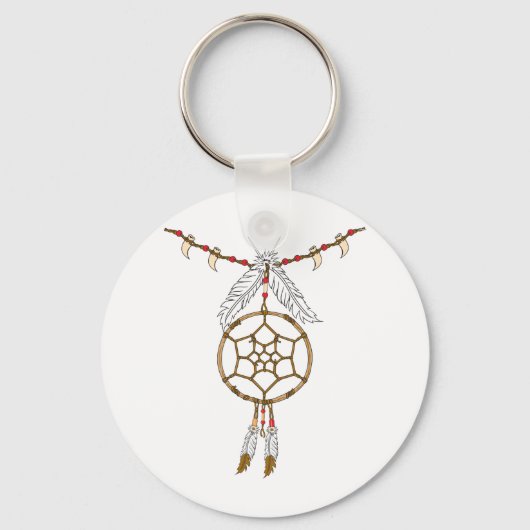 Dream Catcher Ketting Sleutelhanger (Voorkant)