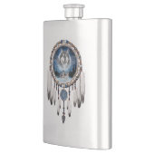 Dream Catcher met wolf achtergrond Flacon (Links)