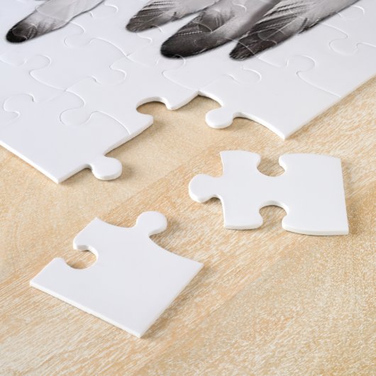 Dream Catcher met wolf achtergrond Legpuzzel (Zijkant)