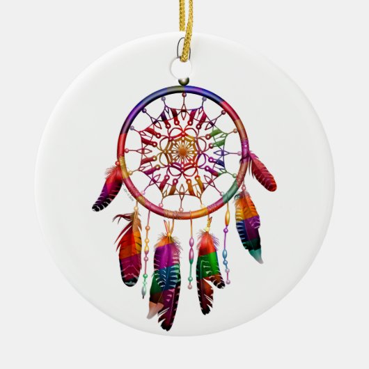 Dream catcher Native American Spiritueel Keramisch Ornament (Voorkant)