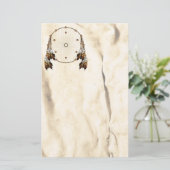 Dream Catcher Native American Stationery Briefpapier (Staand voorkant)
