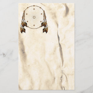 Dream Catcher Native American Stationery Briefpapier