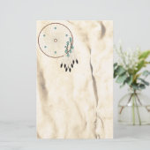 Dream Catcher Native American Stationery Briefpapier (Staand voorkant)