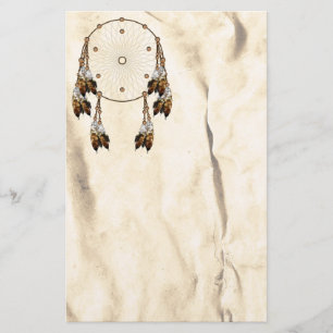Dream Catcher Native American Stationery Briefpapier