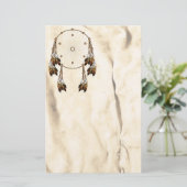 Dream Catcher Native American Stationery Briefpapier (Staand voorkant)