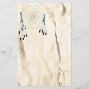 Dream Catcher Native American Stationery Briefpapier