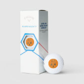 Dream Catcher Oranje 3pk Callaway Golf Balls Golfballen (Verpakking)