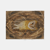 Dream catcher owl fleece deken (Voorkant (Horizontaal))