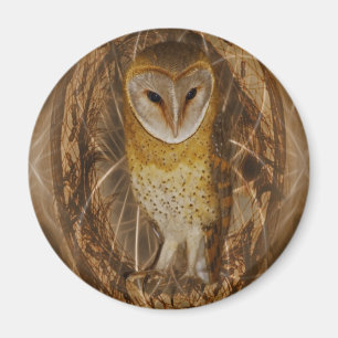 Dream catcher owl magneet