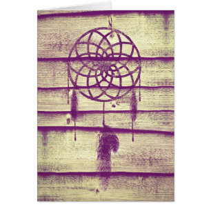 Dream Catcher Paars Wood