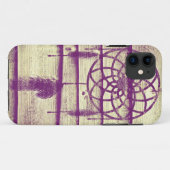 Dream Catcher Paars Wood Case-Mate iPhone Case (Achterkant (horizontaal))