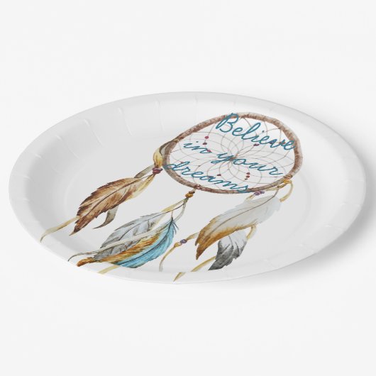 Dream Catcher Papieren Bordje (Gekanteld)