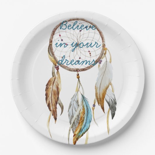 Dream Catcher Papieren Bordje (Voorkant)
