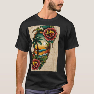 "Dream Catcher Polynesische Tattoo Design - Light  T-shirt